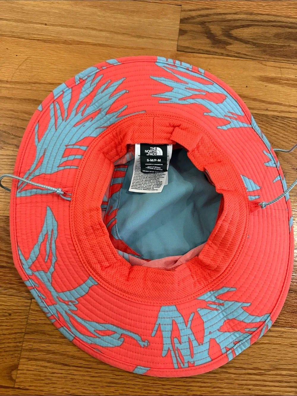 The North Face Kids Orange & Light Blue Bucket Sun Hat